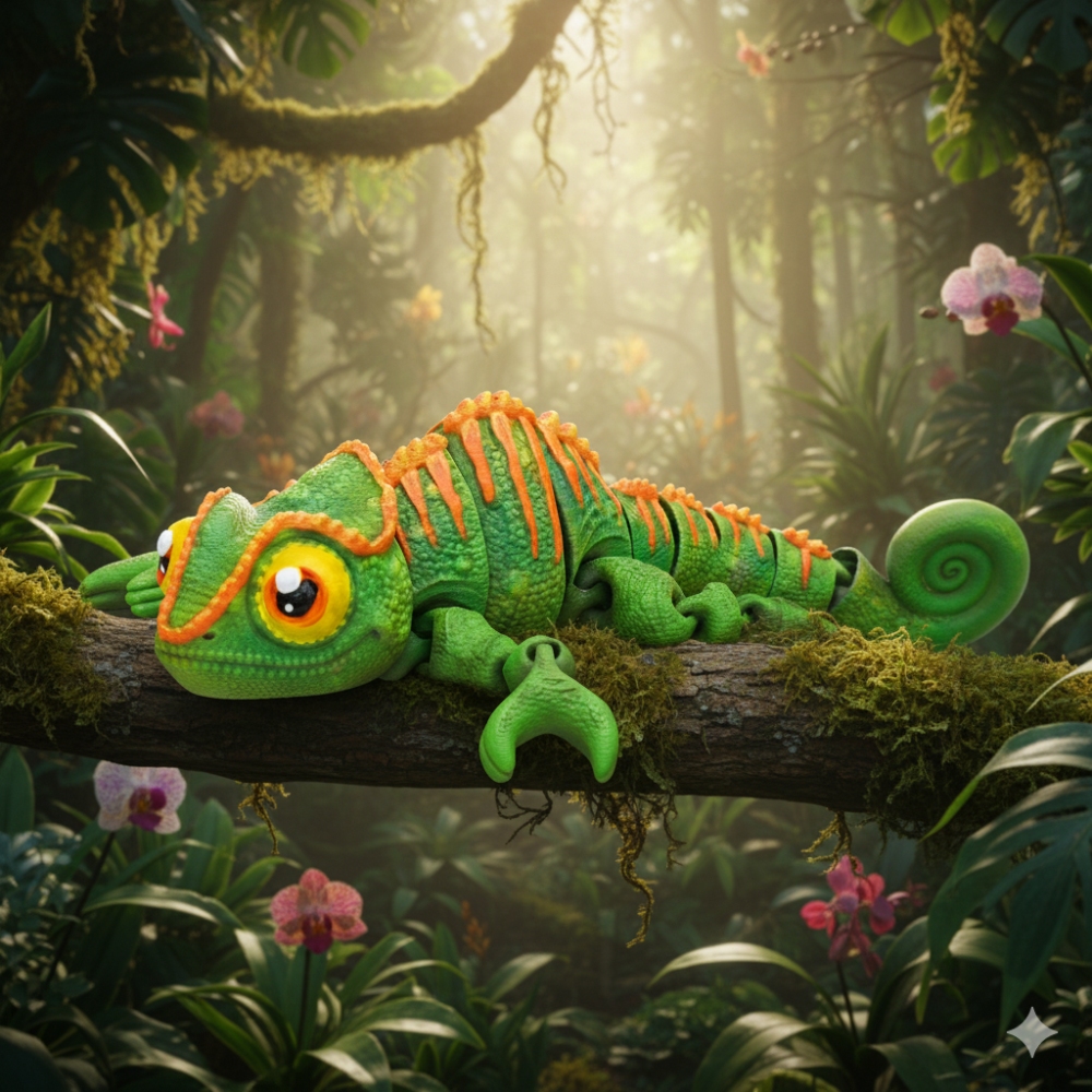 Flexi kreatívna sada – Chameleón Looli