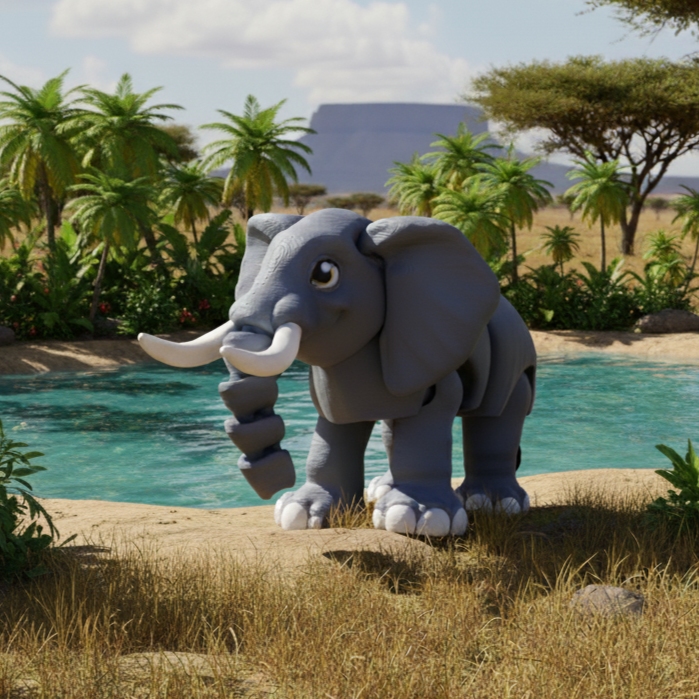 Flexi kreatívna sada – Slon Nubo